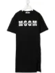 Image 1 of MSGM Kids logo-print cotton T-shirt dress