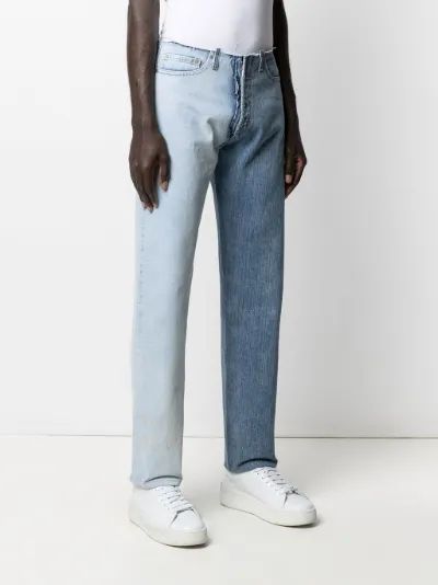 Maison Margiela two-tone distressed 