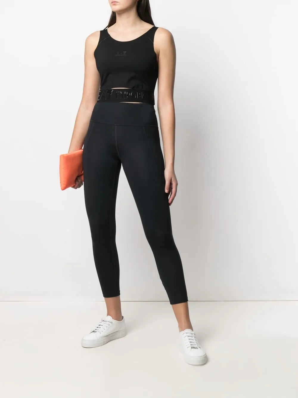 фото Ea7 emporio armani топ с логотипом