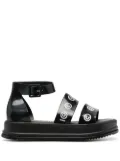 10 CORSO COMO logo-print chunky sandals - Black