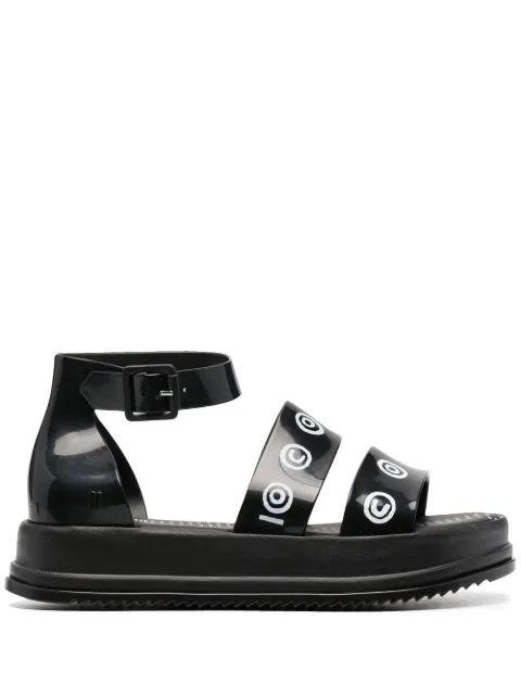 10 CORSO COMO logo-print chunky sandals