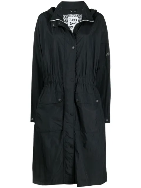 Moose Knuckles long-length hooded coat
