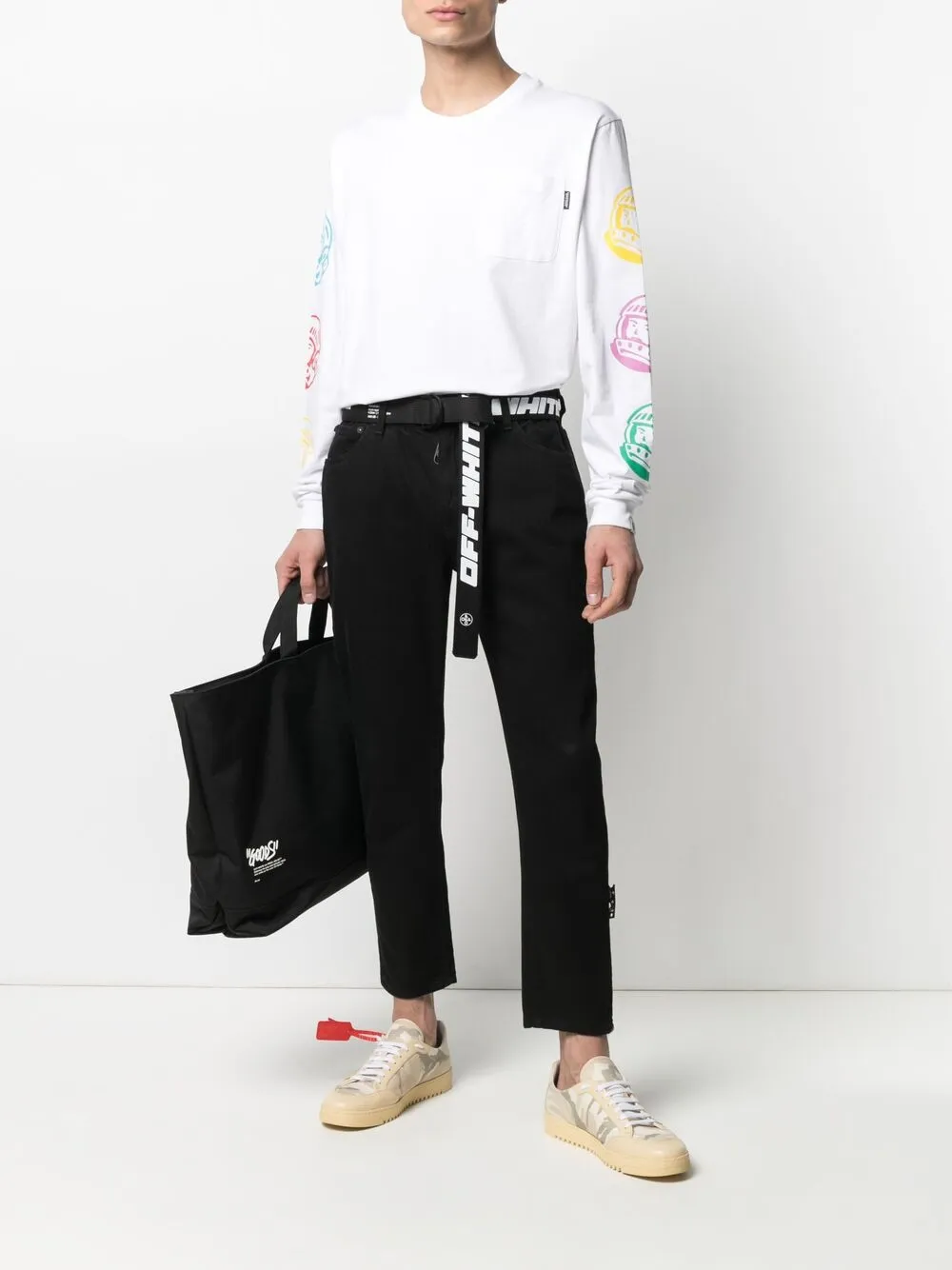 Off-White Straight jeans - Zwart