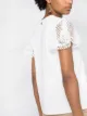 TWINSET flutter sleeve cotton T-shirt