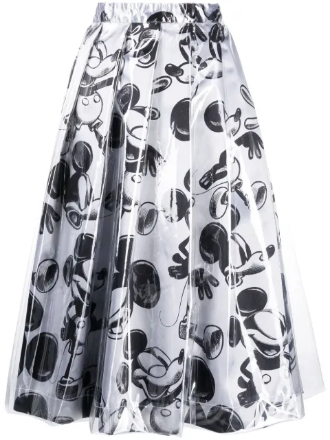 Mickey Mouse print skirt