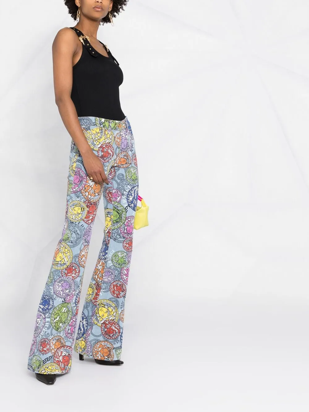 фото Versace jeans couture топ без рукавов