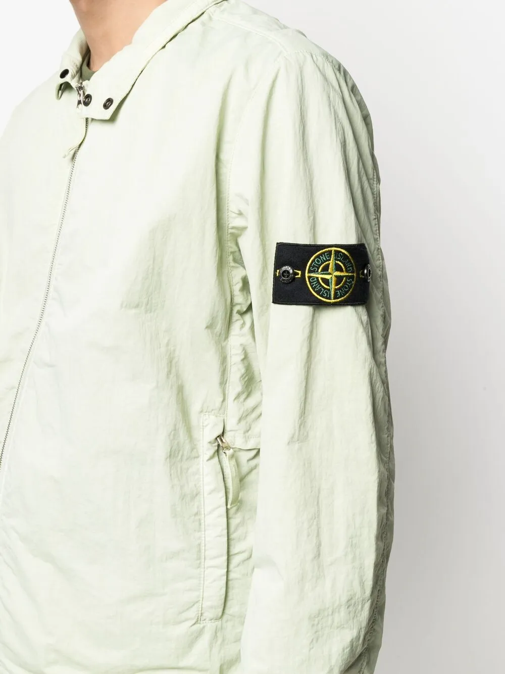 фото Stone island бомбер с нашивкой-логотипом