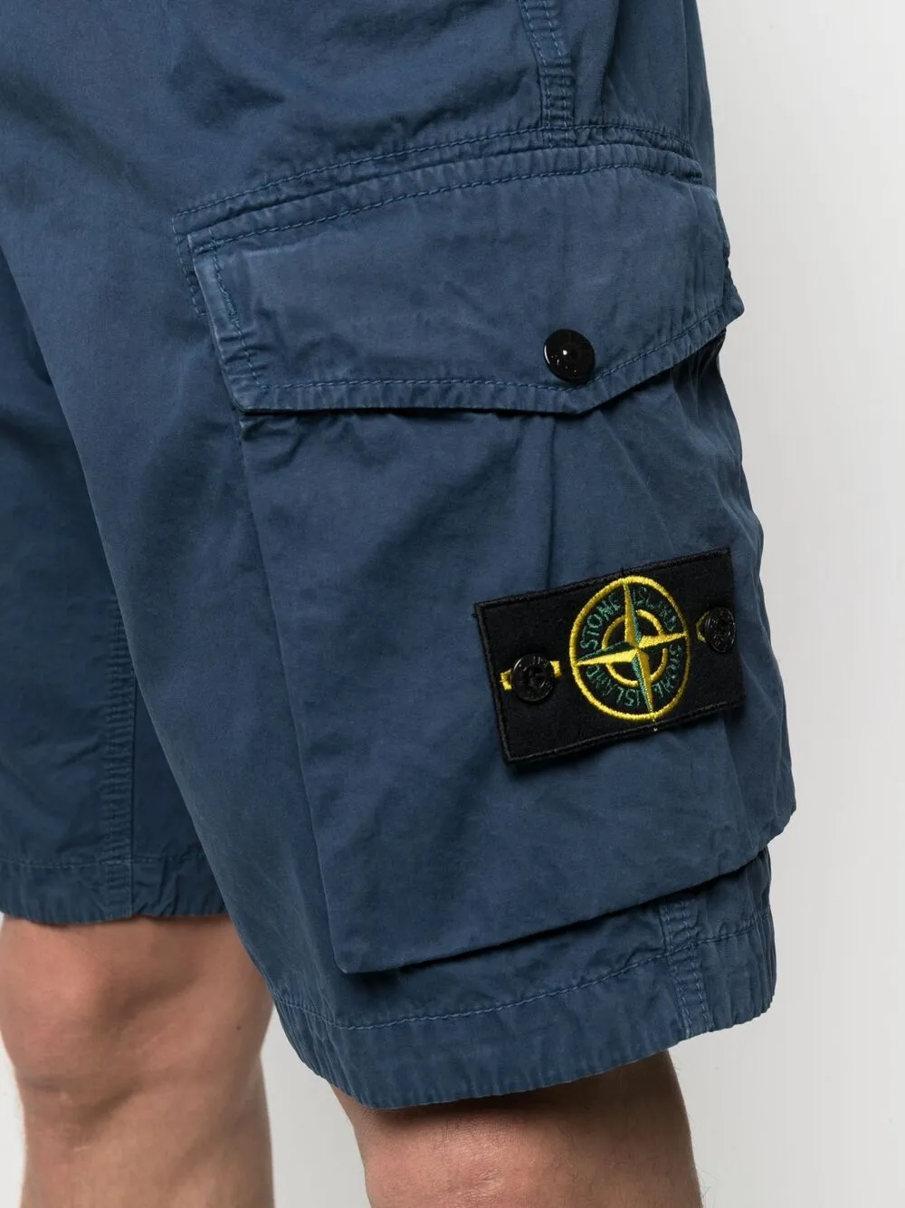 фото Stone island шорты карго с нашивкой-логотипом
