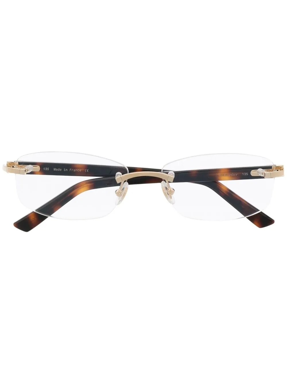 

Cartier Eyewear CT0048O frameless glasses - Brown