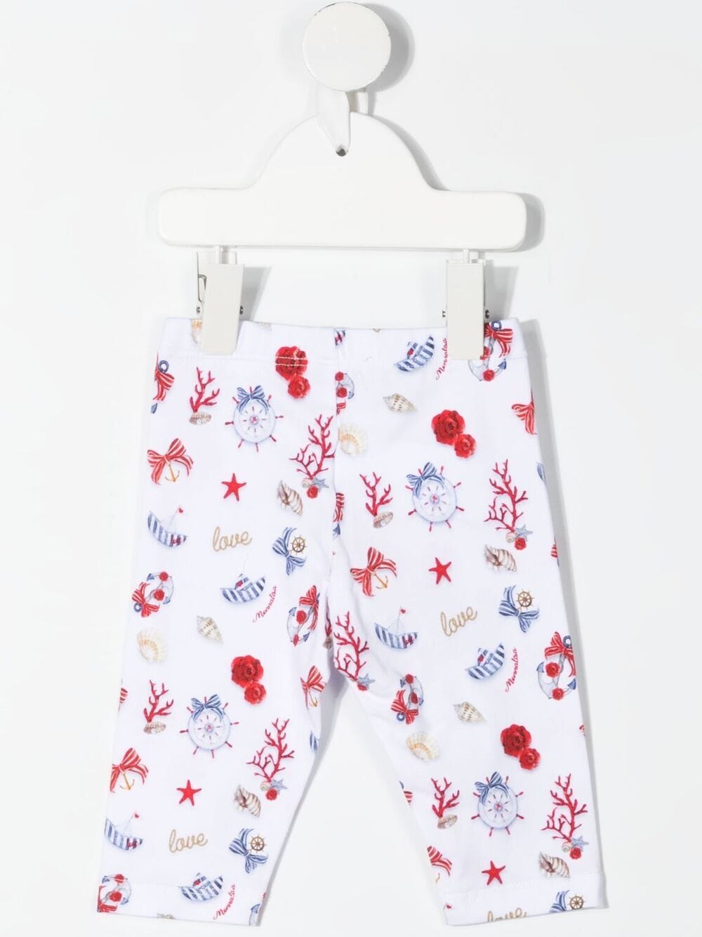 Monnalisa Legging met print - Wit