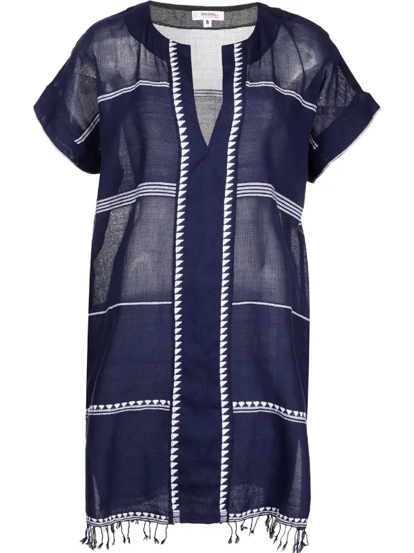 Lemlem Neela Cotton Kaftan Dress - Farfetch