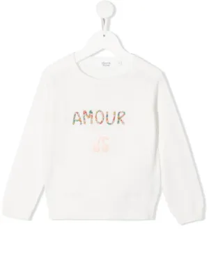 Bonpoint Claudine スウェットシャツ | ホワイト | FARFETCH JP