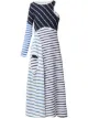 Image 1 of Marine Serre patchwork cutout dress