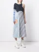 Marine Serre patchwork cutout dress