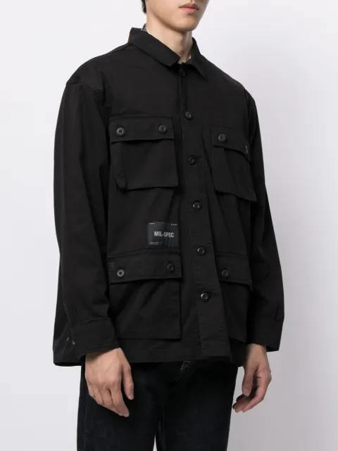 black cargo shirt