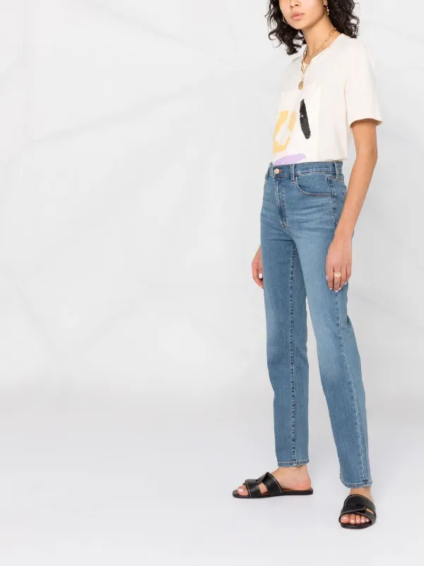 Shop J Brand Ruby straight-leg jeans 