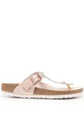 Birkenstock marble-print flip flops - Pink