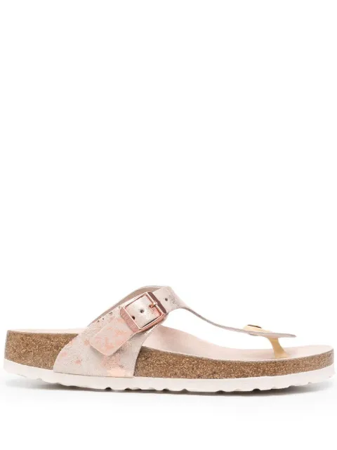 Birkenstock Sandália com estampa marmorizada
