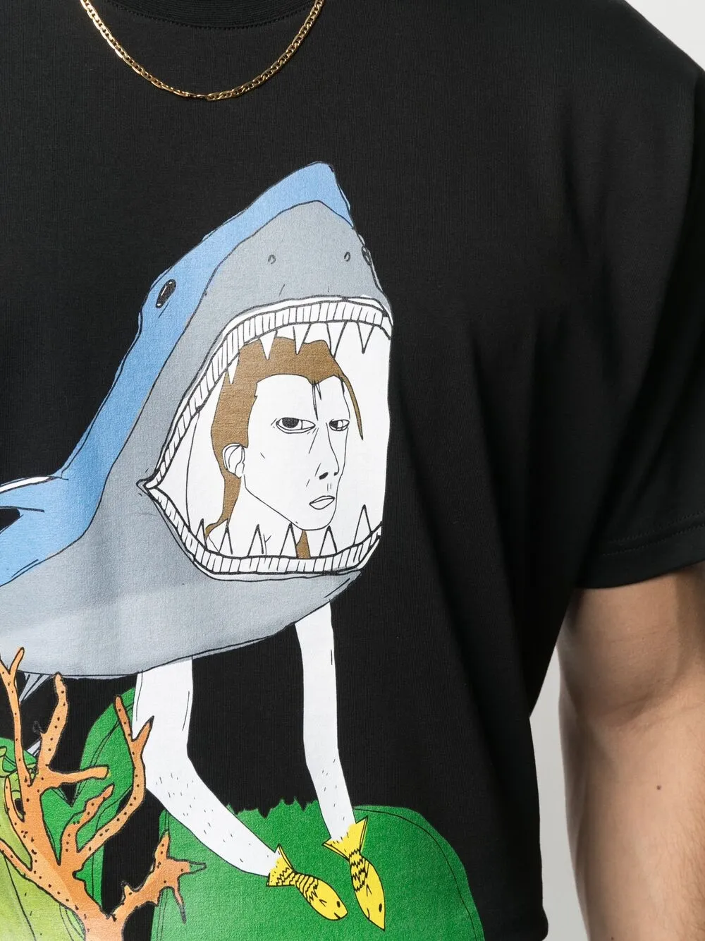 фото Burberry футболка с короткими рукавами и графичным принтом