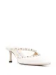 Image 2 of Jimmy Choo Ros 65mm stud-embellished mules