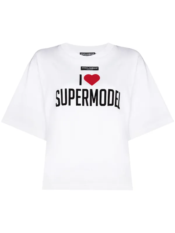 Dolce & Gabbana Supermodel Print Oversized T-shirt - Farfetch