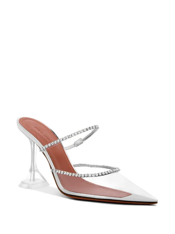 AMINA MUADDI GILDASANDALSATINRASBERYY 関税送料込 Amina Muaddi Gilda Silk & Leather Sandals | Saks Fifth Avenue