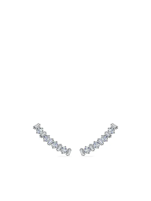 Bijoux d'oreilles Amalfi en or blanc 18ct ornées de diamants - ALINKA - Modalova