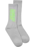 STADIUM GOODS® logo ""Glow In The Dark"" crew socks - Grey