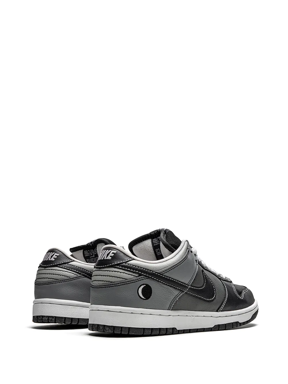 Shop Nike Sb Dunk Low "lunar Eclipse East" Sneakers In Grey