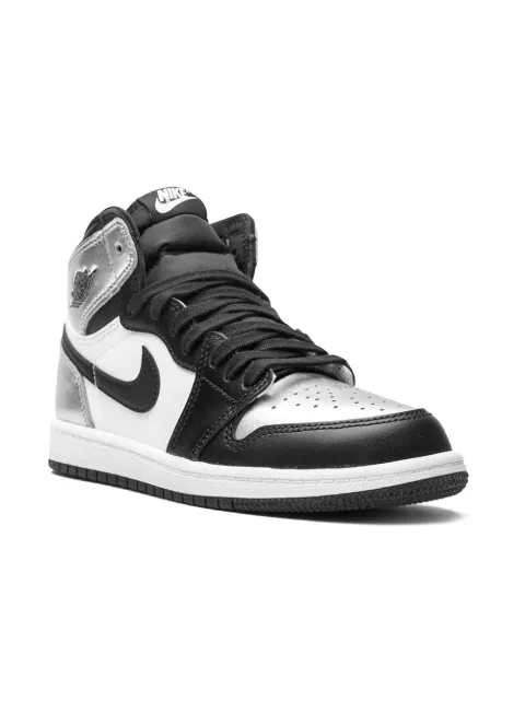 Jordan Kids Jordan 1 Retro High "Silver Toe" sneakers