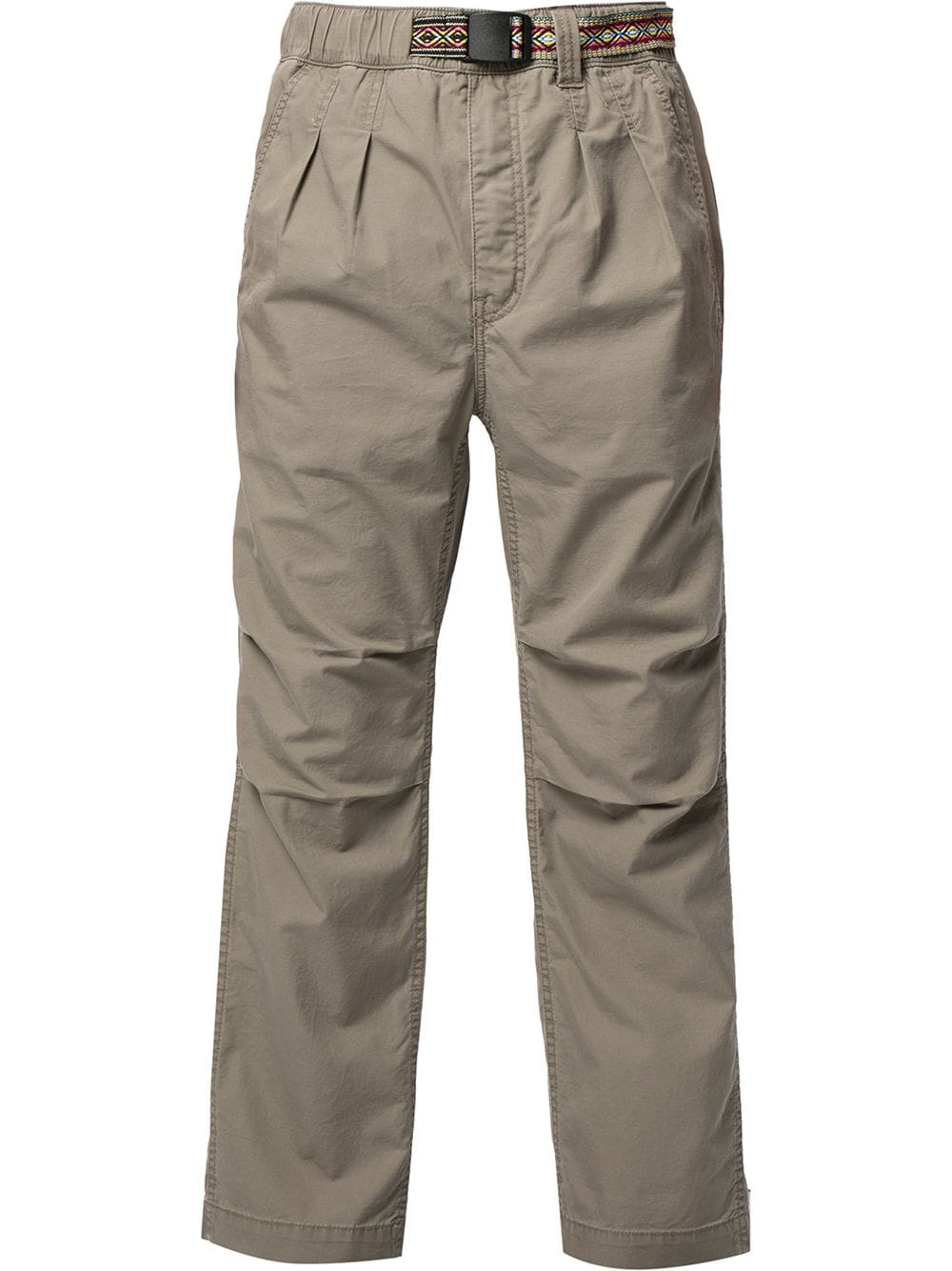 Five Cm Belted Loose-fit Trousers In Brown