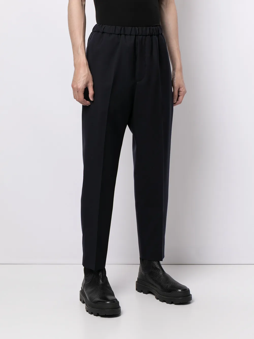 фото Jil sander укороченные брюки строгого кроя