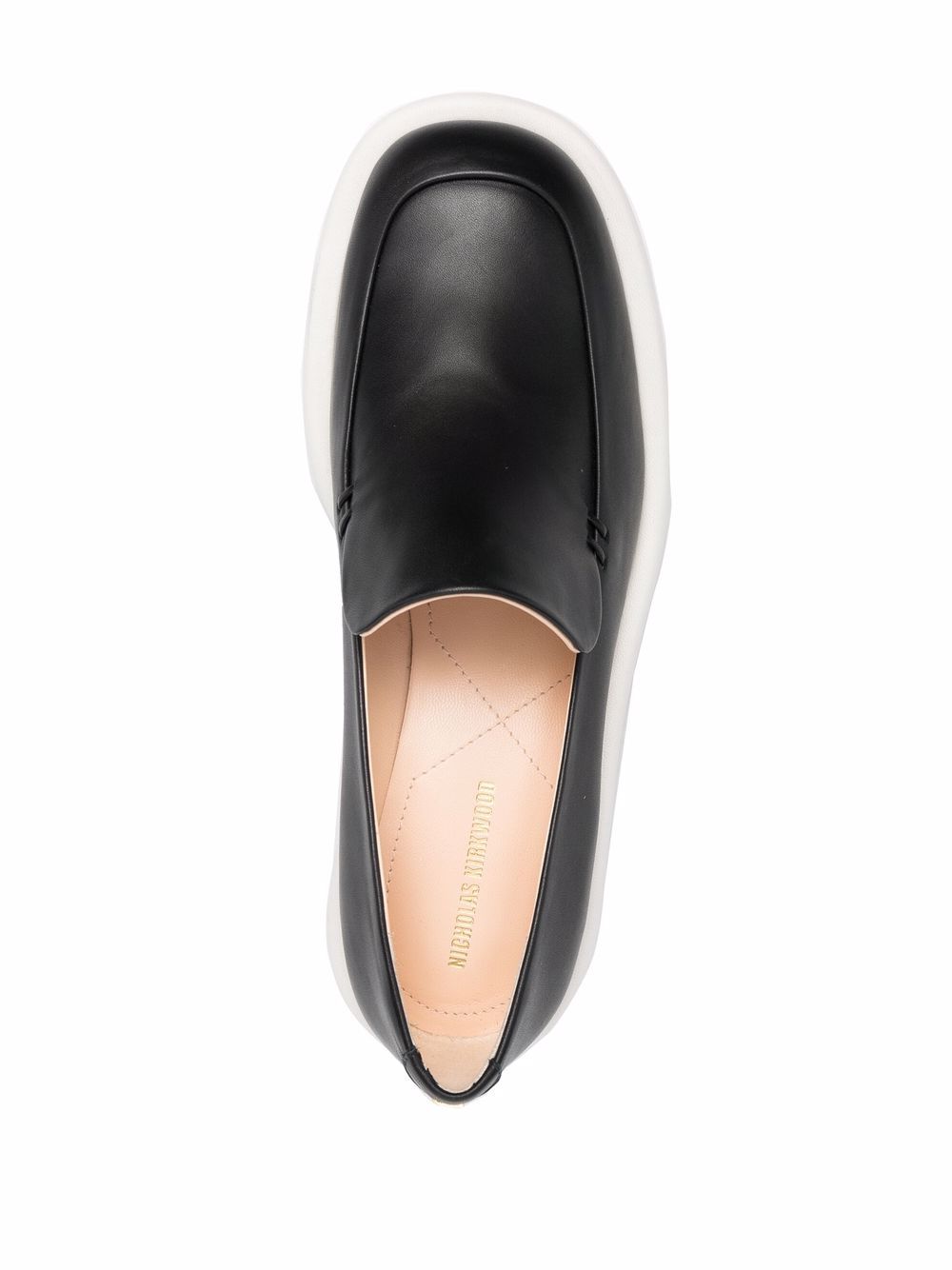 Nicholas Kirkwood Flat Leather Loafer