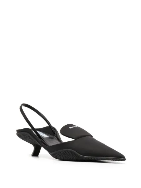 prada gabardine slingback