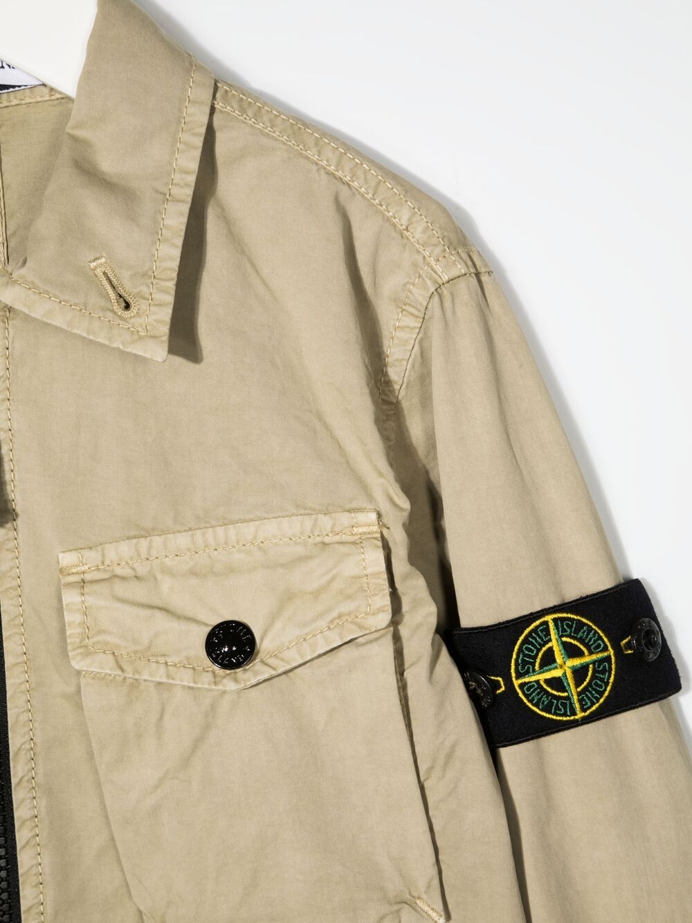 фото Stone island junior бомбер на молнии