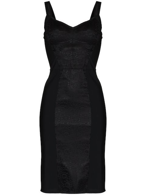 Dolce & Gabbana floral jacquard midi dress