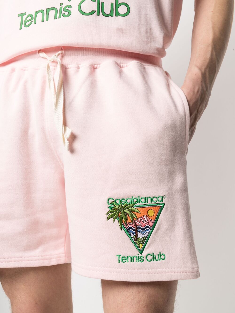 фото Casablanca спортивные шорты tennis club icon