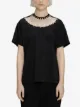 Christopher Kane crystal-embellished cotton T-shirt