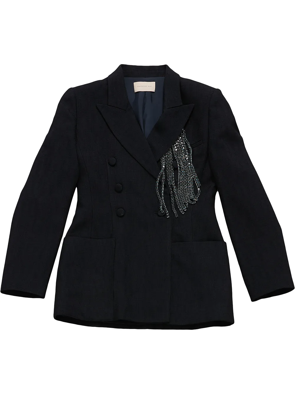 Christopher Kane двубортный пиджак с кристаллами