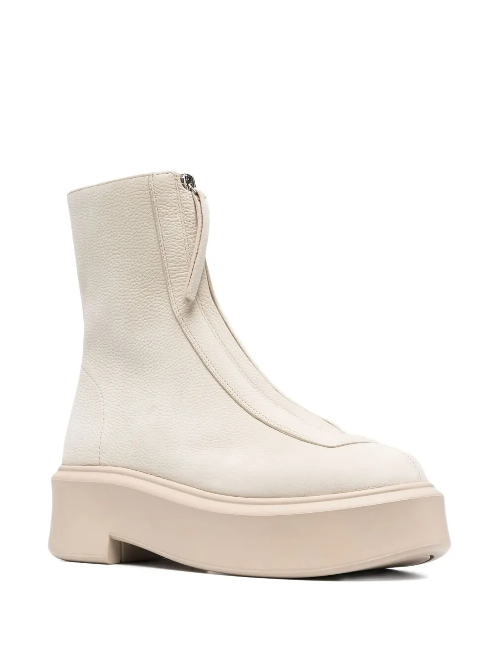 The Row chunky leather boots | Ankle Boots | Image 2
