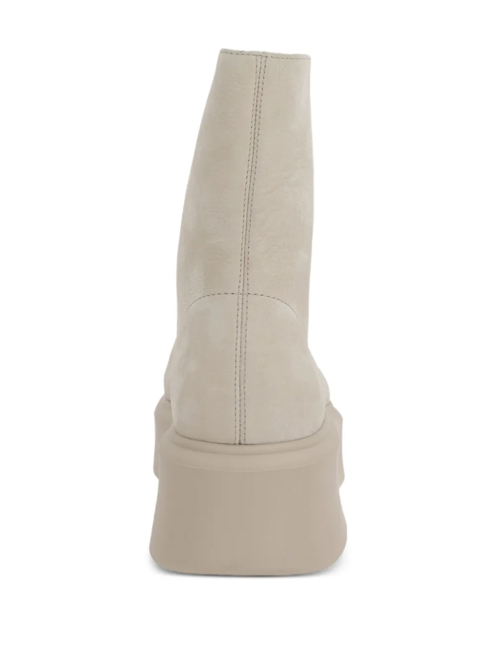  The Row Lederstiefel Mit Breiter Sohle   Nude 