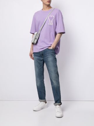 Ami de Coeur boxy-fit T-shirt展示图