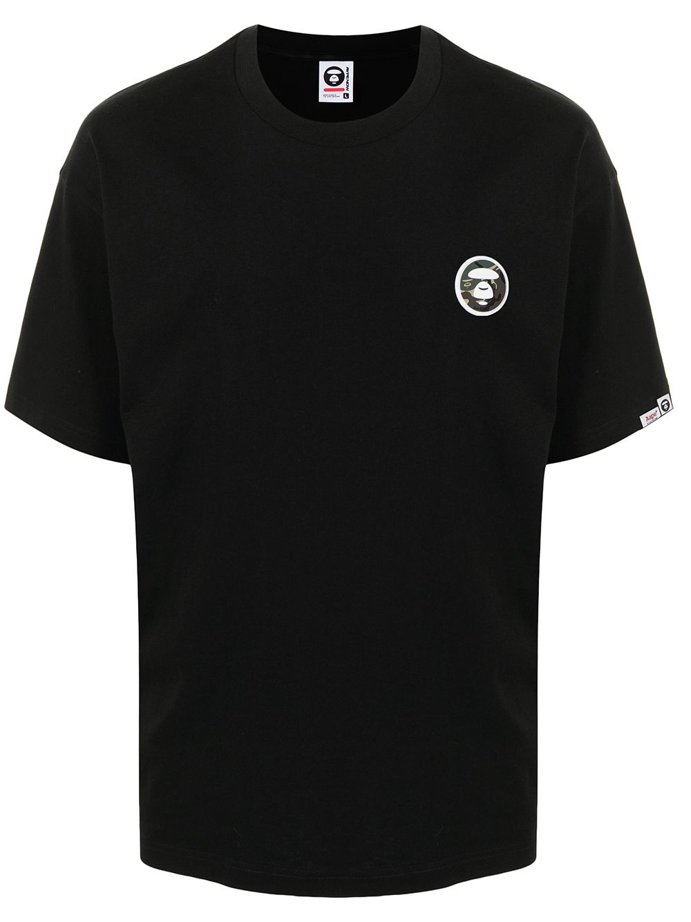 Aape By A Bathing Ape Logo Crew-neck T-shirt In Black