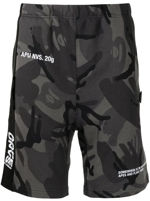 Shop pe By A Bathing Ape Ape Universe Camouflage Shorts With Express Delivery Worldarchitecturefestival
