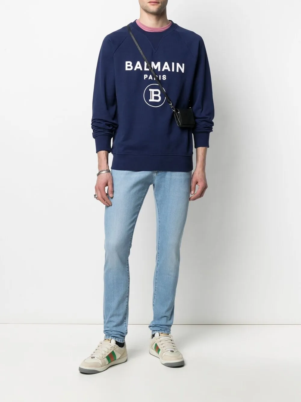 фото Balmain толстовка с логотипом