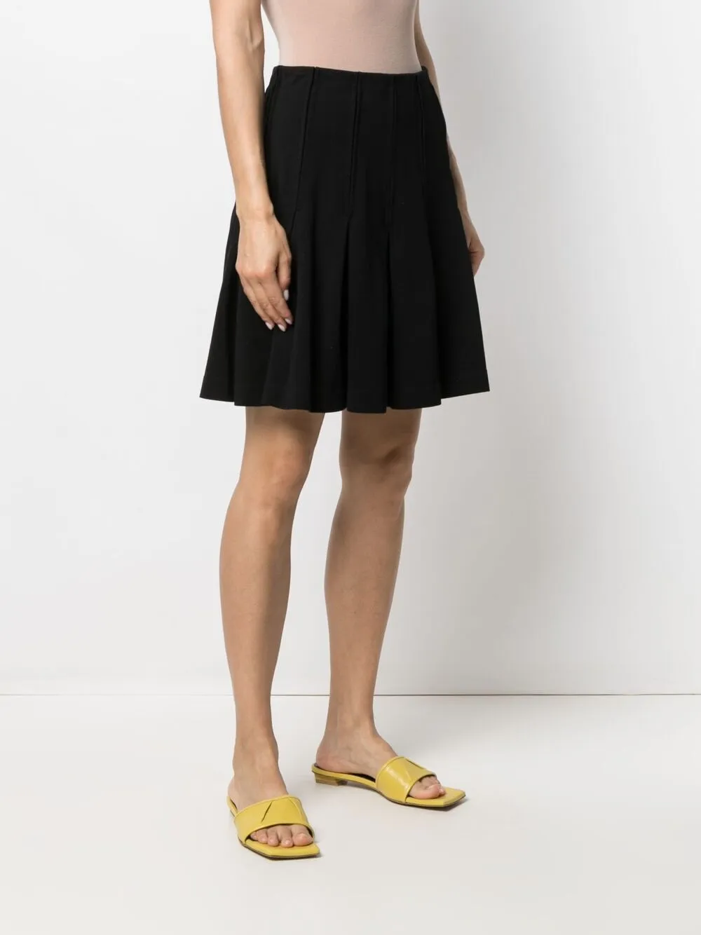 фото Maison kitsuné юбка с баской