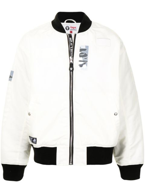 AAPE BY *A BATHING APE padded bomber jacket Men