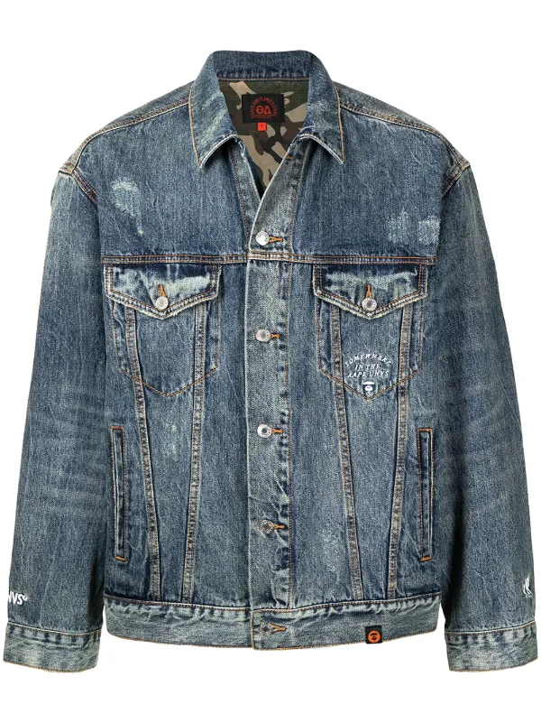 bathing ape denim jacket