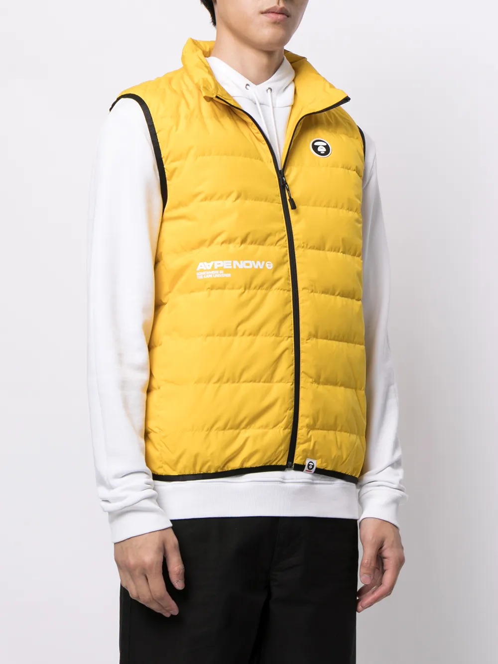 фото Aape by *a bathing ape® дутый жилет с логотипом