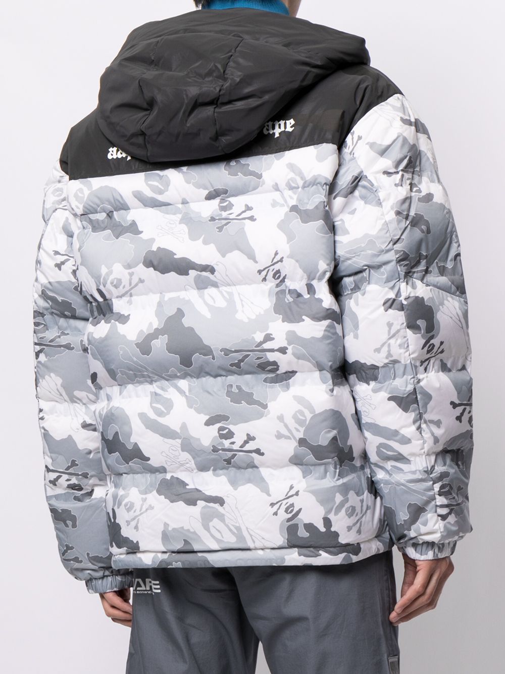 AAPE BY *A BATHING APE camouflage-print padded jacket Men